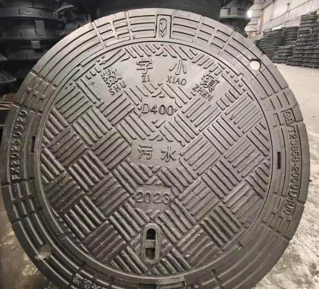 佛子山镇球墨铸铁防沉降井盖展示